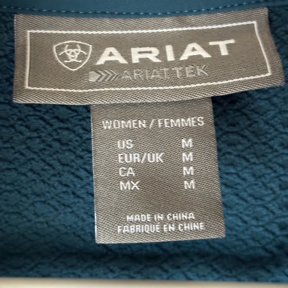 Ariat Womens M Teal Serape Jacket - Picture 4 of 5